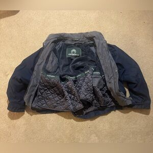 Weatherproof Garment Company jacket with a removable quilted lining